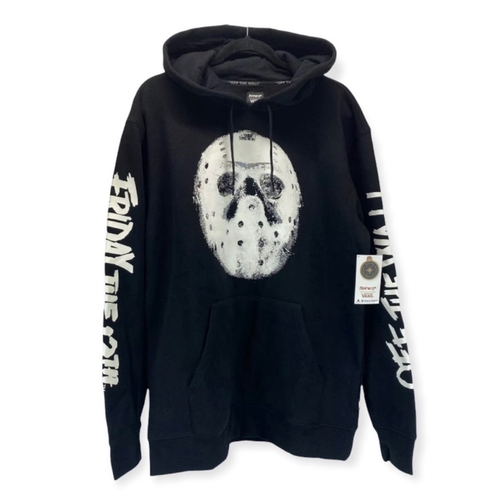 VANS X HORROR Friday The 13th Sweater Pullover Hoodie Glow in the Dark